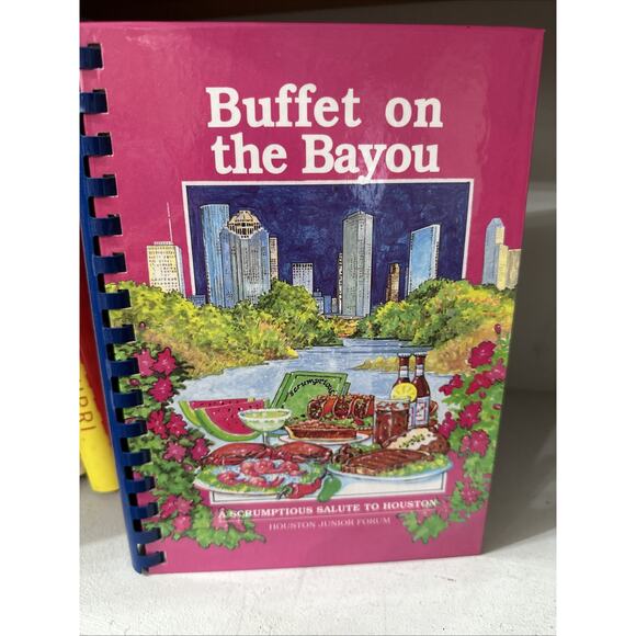 Buffet on The Bayou - Houston Junior Forum Cookbook 1993 First Printing - Picture 1 of 8